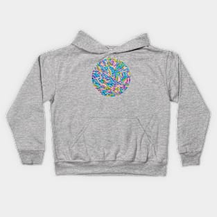 Pastel Candy Sprinkles Circle Photograph Kids Hoodie